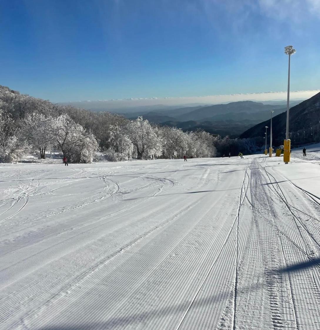 Locanda Della Pieve Pievebovigliana Bagian luar foto
